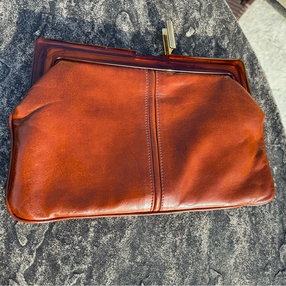 Vintage Maryann Rosenfeld Leather Clutch Purse